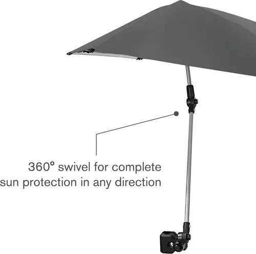 Portable Umbrella for Sports & Outdoors - Secure Clamp