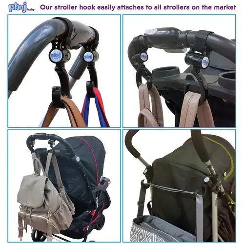 Pet Stroller Hooks - Pet Stroller Organizer Clip