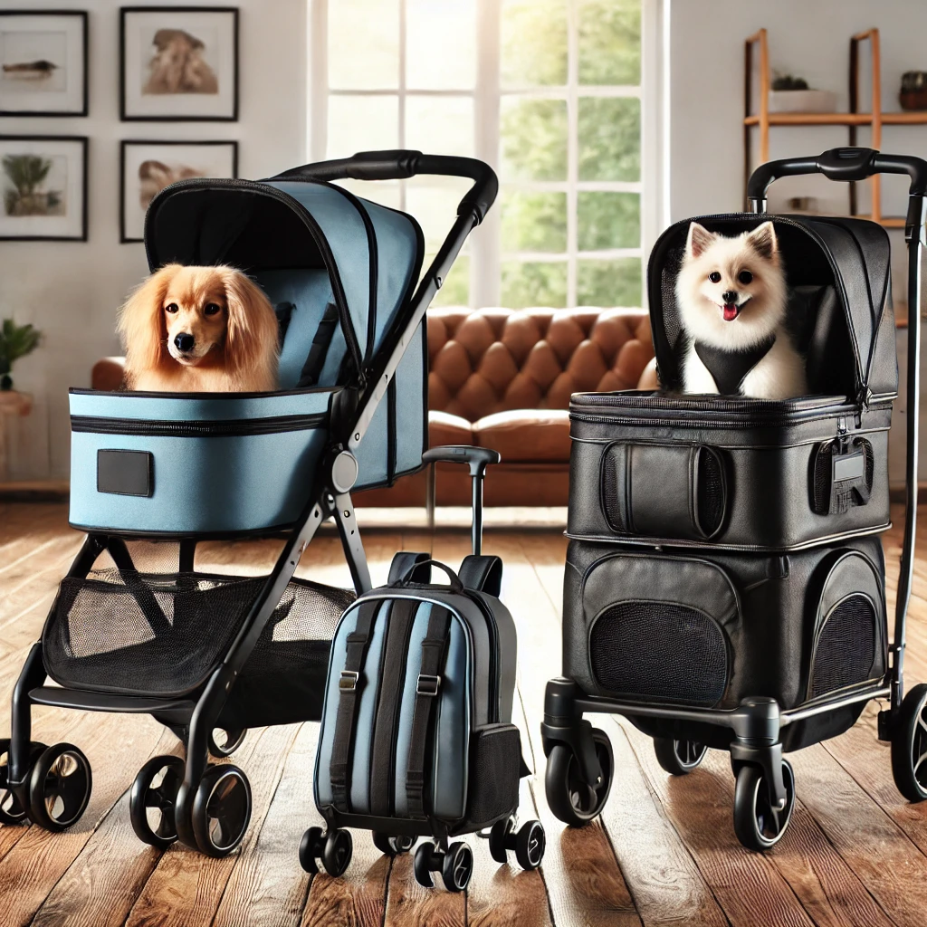 Different pet strollers